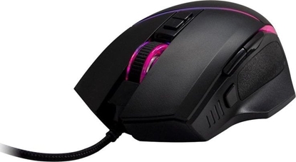 Изображение Mysz Inter-Tech Inter-Tech GT-100 RGB myszka Po prawej stronie USB Typu-A Optyczny 6400 DPI