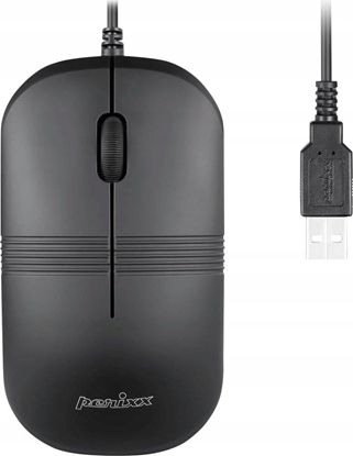 Attēls no Mysz Perixx Perixx PERIMICE-503 B, waterproof mouse, USB wired, black