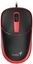 Изображение Mysz przewodowa, Genius DX-123, czarno-czerwona, optyczna, 1200DPI
