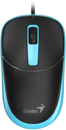 Picture of Mysz przewodowa, Genius DX-123, czarno-niebieski, optyczna, 1200DPI