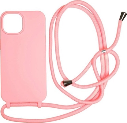Изображение MOBILE ORIGIN Etui Lanyard Pink - iPhone 14