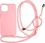 Attēls no MOBILE ORIGIN Etui Lanyard Pink - iPhone 14