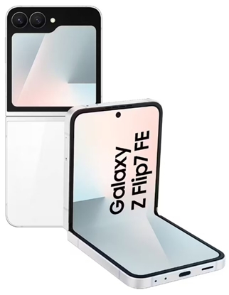 Изображение MOBILE PHONE GALAXY FLIP7 FE/256GB WHITE SM-F761B SAMSUNG