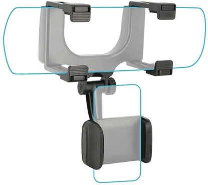 Picture of Mobilis Universal Car Rear Mirror Mount for Smartphone