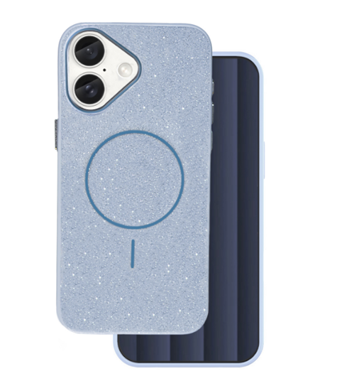 Picture of Mocco Glitter Thin Mag Back Case for Apple iPhone 16e