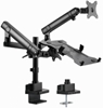 Picture of Monitora stiprinājums Gembird Desk Mounted Adjustable Monitor Arm with Notebook Tray (full-motion)