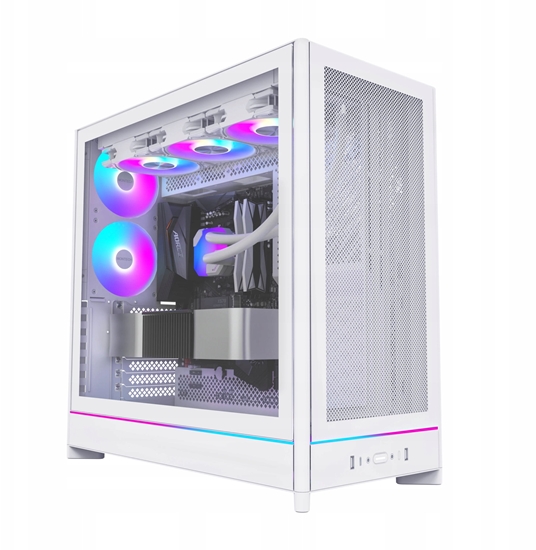 Изображение Case|MONTECH|HS01 PRO|MidiTower|Case product features Removeable HDD basket/Transparent panel|Not included|ATX|MicroATX|MiniITX|Colour White|HS01PRO(W)