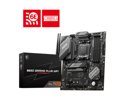 Attēls no MSI B650 GAMING PLUS WIFI motherboard AMD B650 Socket AM5 ATX