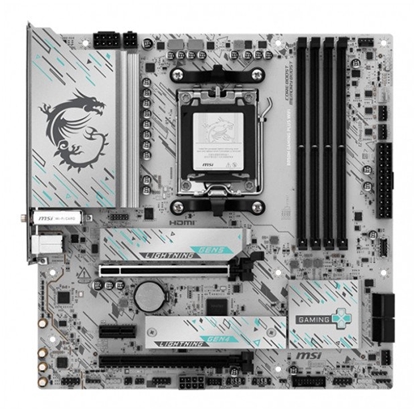 Attēls no Mainboard|MSI|AMD B850|SAM5|Micro-ATX|Memory DDR5|Memory slots 4|B850MGAMINGPLUSWIFI