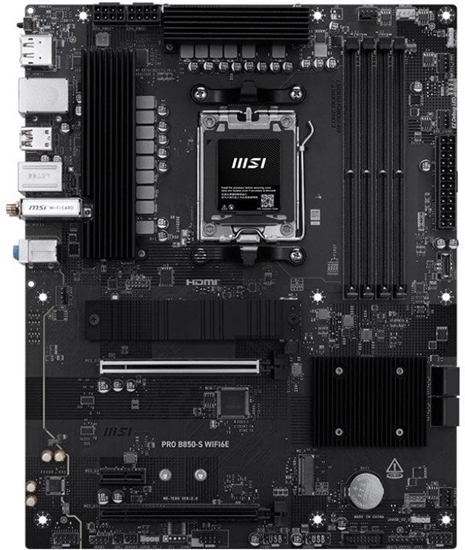 Picture of Mainboard|MSI|AMD B850|SAM5|ATX|Memory DDR5|Memory slots 4|PROB850-SWIFI6E