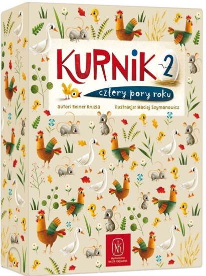 Изображение Nasza Ksigarnia Gra planszowa Kurnik 2: Cztery pory roku