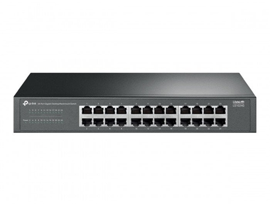 Picture of Switch|TP-LINK|Switch type Unmanaged|24xRJ-45 ports|RJ-45 Ports Type Gigabit Ethernet (10/100/1000)|LS1024G