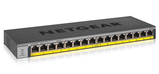 Picture of Netgear GS116LP-100EUS 16-Port PoE + unmanaged Switch 76W