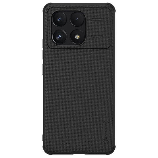 Picture of Nillkin - Nillkin Super Frosted PRO Back Cover for Poco F6 Pro Black