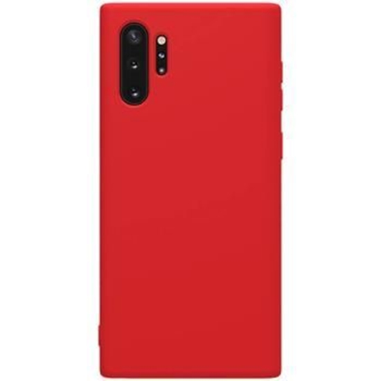 Picture of Nillkin Samsung Galaxy Note 10 Plus Rubber Wrapped Protective Cover Red