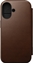 Attēls no Nomad Nomad Modern Leather Folio, brown - iPhone 16