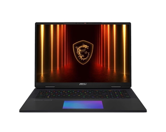 Picture of Notebook|MSI|Titan 18 HX AI A2XWJG|CPU  Core Ultra|U9-285HX|2800 MHz|18"|3840x2400|RAM 64GB|DDR5|6400 MHz|SSD 6TB|NVIDIA GeForce RTX 5090|24GB|ENG|Card Reader SD Express|Windows 11 Pro|Black|3.6 kg|TITAN18HXAIA2XWJG-492NL