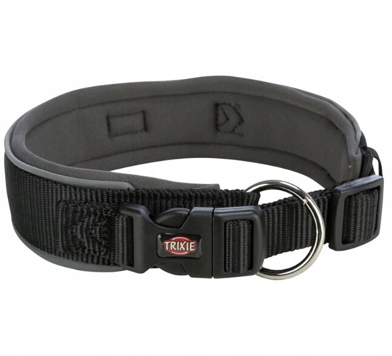 Picture of Obroa dla psa Trixie Premium Czarny Grafit M/L 40-48 cm