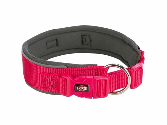 Изображение Obroa dla psa Trixie Premium Grafit Fuksja S/M 33-42 cm