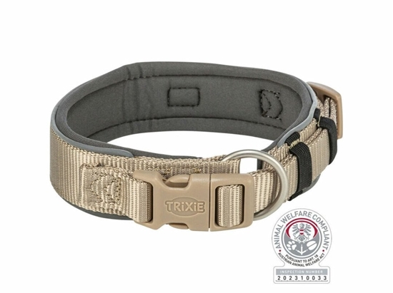 Изображение Obroa dla psa Trixie Premium Grafit Piasek M/L 40-48 cm