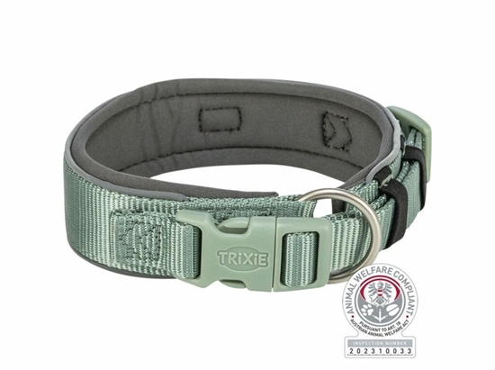 Изображение Obroa dla psa Trixie Premium Kolor Zielony Grafit L/XL 53-62 cm