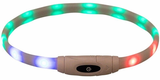 Picture of Obroa LED dla zwierzt Trixie Wielokolorowy Silikon Plastikowy