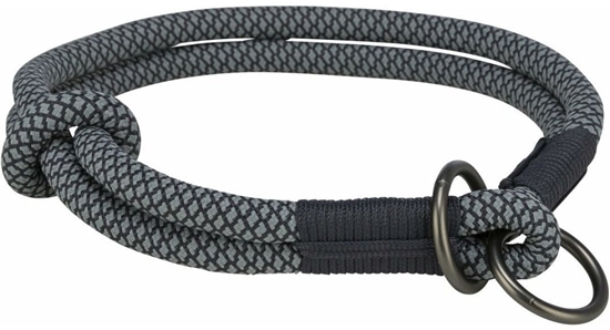 Picture of Obroe treningowe dla psów Trixie Soft Rope Czarny Szary L/XL 55 cm