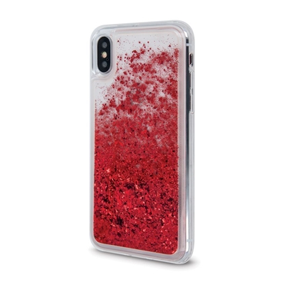 Picture of OEM Apple iPhone X / iPhone XS Liquid Sparkle TPU Back Case Red