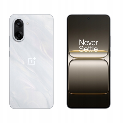 Attēls no OnePlus Nord CE5 | Marble Mist | 6.77 " | Fluid AMOLED | 1080 x 2392 pixels | Mediatek | Internal RAM 8 GB | 128 GB | Dual SIM | 4G | Main camera resolution 50+8 MP | Secondary camera resolution 16 MP | Android | 15 | 5200 mAh