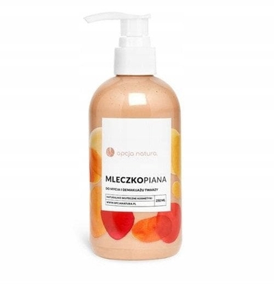 Picture of OPCJA NATURA_Mleczkopiana do mycia i demakijau twarzy 250ml,