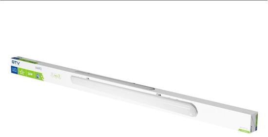 Picture of Oprawa hermetyczna GTV Xaro LD-XARO36W-30 1x36W LED 4000K 4400lm szara