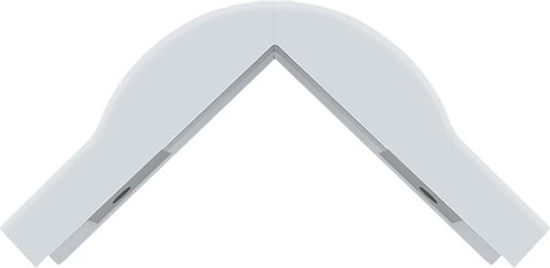 Picture of Organizer Qoltec Listwa maskujca Biay 1 sztuka  (54226)