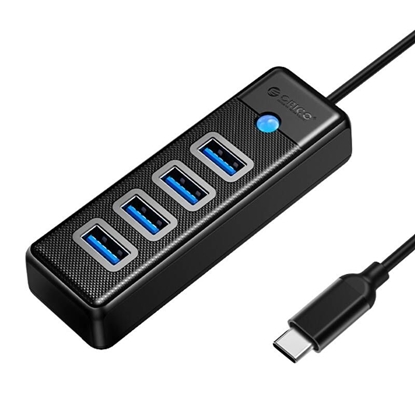 Picture of HUB USB Orico Adapter Hub Orico PW4U USB-C do 4x USB 3.0 (czarny)