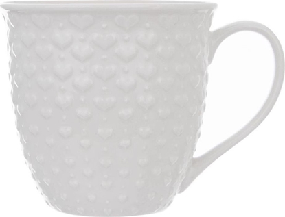 Attēls no Orion Duy kubek ceramiczny, SERCA, z uchem, do kawy, herbaty, 580 ml, BIAY