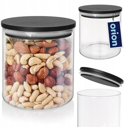 Picture of Orion Pojemnik na produkty sypkie szklany z pokrywk i uszczelk 450 ml