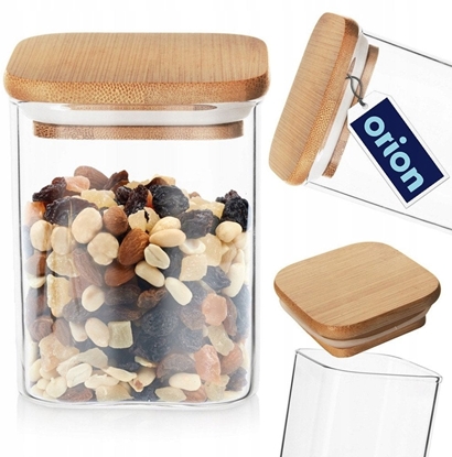 Picture of Orion Pojemnik na produkty sypkie szklany z pokrywk i uszczelk 850 ml