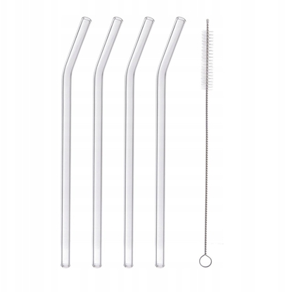 Picture of Orion Somki do napojów szklane z czycikiem 20 cm 5 el.