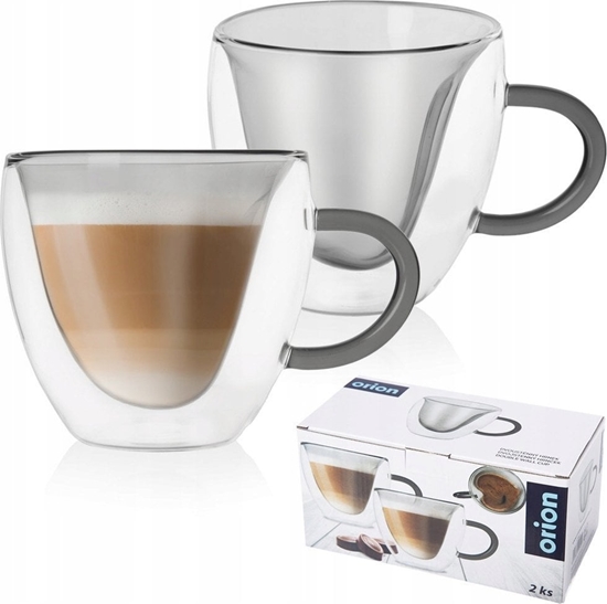 Picture of Orion Szklanki termiczne z podwójn ciank do kawy i herbaty DOUBLE 280 ml 2 szt.