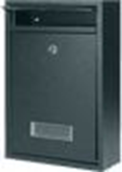 Picture of Orno Skrzynka na listy BALI z galwanizowanej stali, maa z wizytownikiem, antracyt