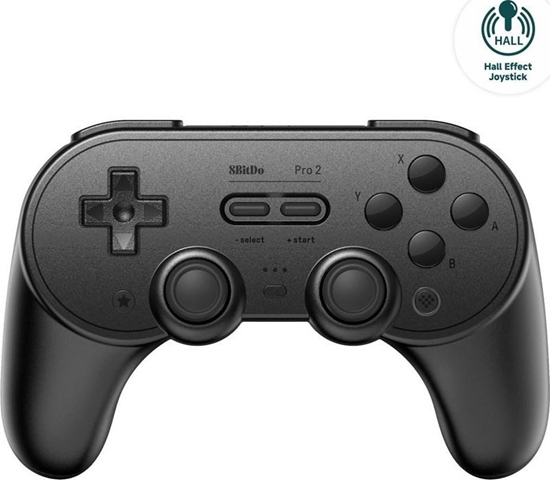 Picture of Pad 8BitDo 8BitDo PRO 2 Gamepad Hall Ed/Black