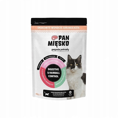 Picture of Pan Misko Digestive & Hairball Control z indykiem 800g