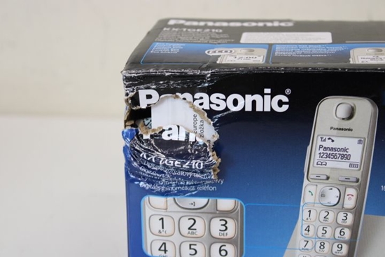 Picture of Panasonic SALE OUT. | SALE OUT. | Cordless | KX-TGE210FXN | Built-in display | Caller ID | Champagne | Conference call | Phonebook capacity 150 entries | Speakerphone | DAMAGED PACKAGING