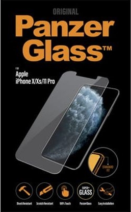 Attēls no PanzerGlass | 2661 | Screen Protector | iPhone | X/XS | Tempered glass | Transparent