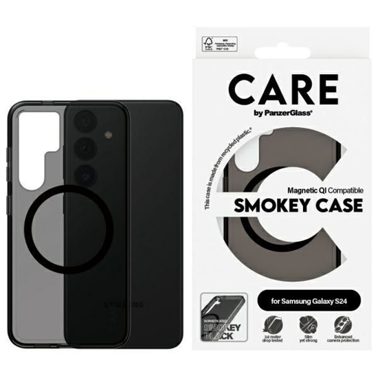Picture of PanzerGlass CARE by PanzerGlass Flagship QI Case Sam  S24 dymny/smoke 1156