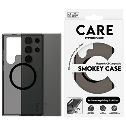 Attēls no PanzerGlass CARE by PanzerGlass Flagship QI Case Sam  S24 Ultra dymny/smoke 1158