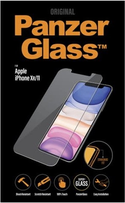 Picture of PanzerGlass | Apple | iPhone XR/11 | Hybrid glass | Transparent | Full frame coverage; Rounded edges; 100% touch preservation | Screen Protector