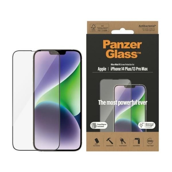 Изображение PanzerGlass | Screen protector | Apple | iPhone 14 Plus/13 Pro Max | Glass | Clear | Ultra-Wide Fit; Easy installation; Fingerprint resistant
