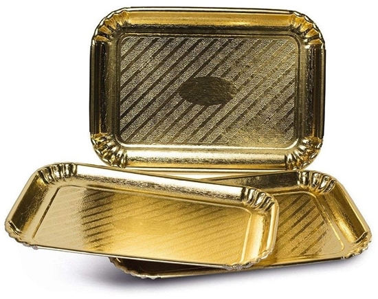 Изображение Papira paplates zelta krasa komplekts 3 gab. Easy Bake 19 x 28 cm  8006043013429