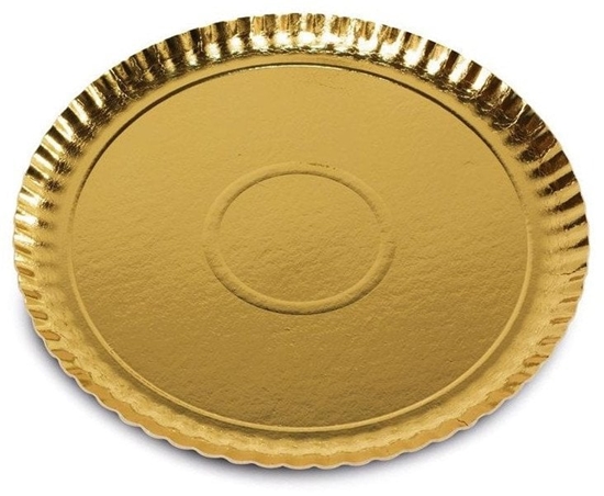 Изображение Papira paplates zelta krasa komplekts 3 gab. Easy Bake O 24 cm 8006043013450