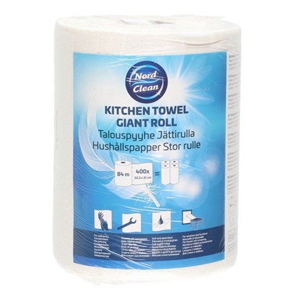 Attēls no Papīra dvielis Nord Clean XXL, 400 losnes